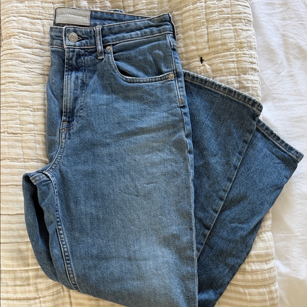 Everlane Women's Straight Leg Blue Jeans